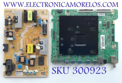 KIT DE TARJETAS PARA TV SAMSUNG QLED / NUMERO DE PARTE MAIN BN94-14119G / BN41-02695A / BN97-15629B / BN9414119G / NUMERO DE PARTE FUENTE BN4400947E / L43E8_RDY / BN44-00947E / PANEL CY-RR043HGEV1H / DISPLAY HV430QUB-N1A / MODELO QN43Q60RAFXZA BA01